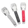 Roxon 4-in-1 Mini Barbecue Gereedschap Set met spatel vork tang flesopener EDC gereedschap voor keuken buiten wandelen Kamperen