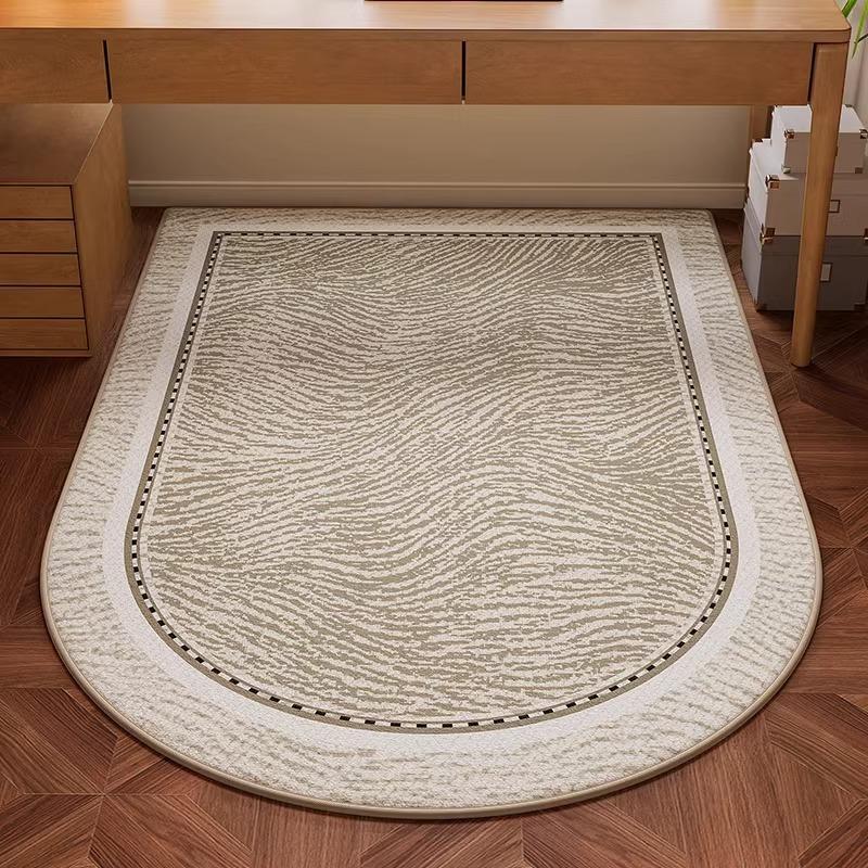 Nordic Style Simple Computer Chair Mat E-sports Swivel Chair Non-slip Carpet Living Room Table Study Desk Office Foot Mat