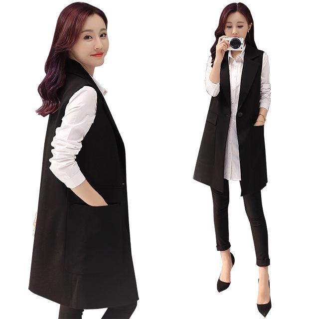 Damen ärmellose Weste im schlanken koreanischen Stil - Kollektion Frühjahr 2025