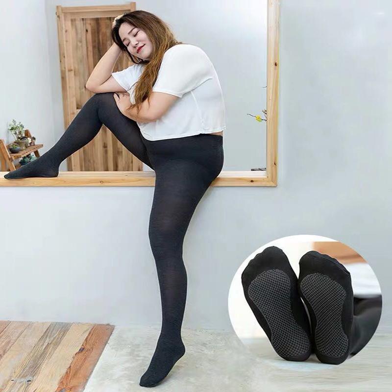 Spring and Summer Women's Leggings Plus Size Cotton Anti-pilling Vertical Stripes Slimming Buttocks Sole Non-slip Outer Wear