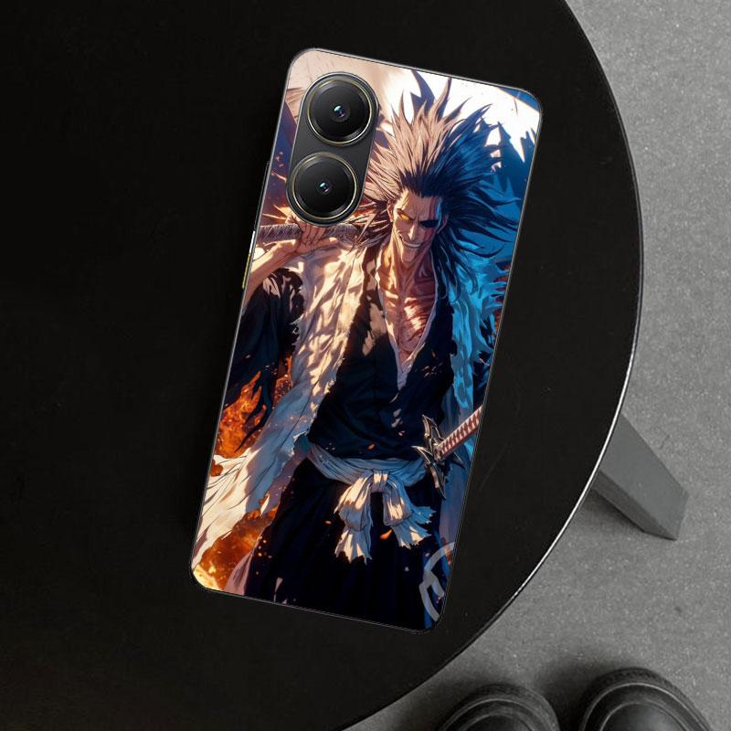 Zaraki Kenpachi Bleach Phone Case Cover for Xiaomi Poco X6 X5 X7 Pro F7 Ultra Redmi 15C 15 13C 13 12C 12 10C 10 10A 9C 9A 9T 9 C