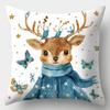 Christmas Pillowcase Office Seat Cushion Home Bedside Pillowcase