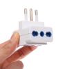 1 Piece 3 Ways Socket Italy Travel Plug Adapter Multi Port Outlet Italian Standard 10A 250V Home Appliances
