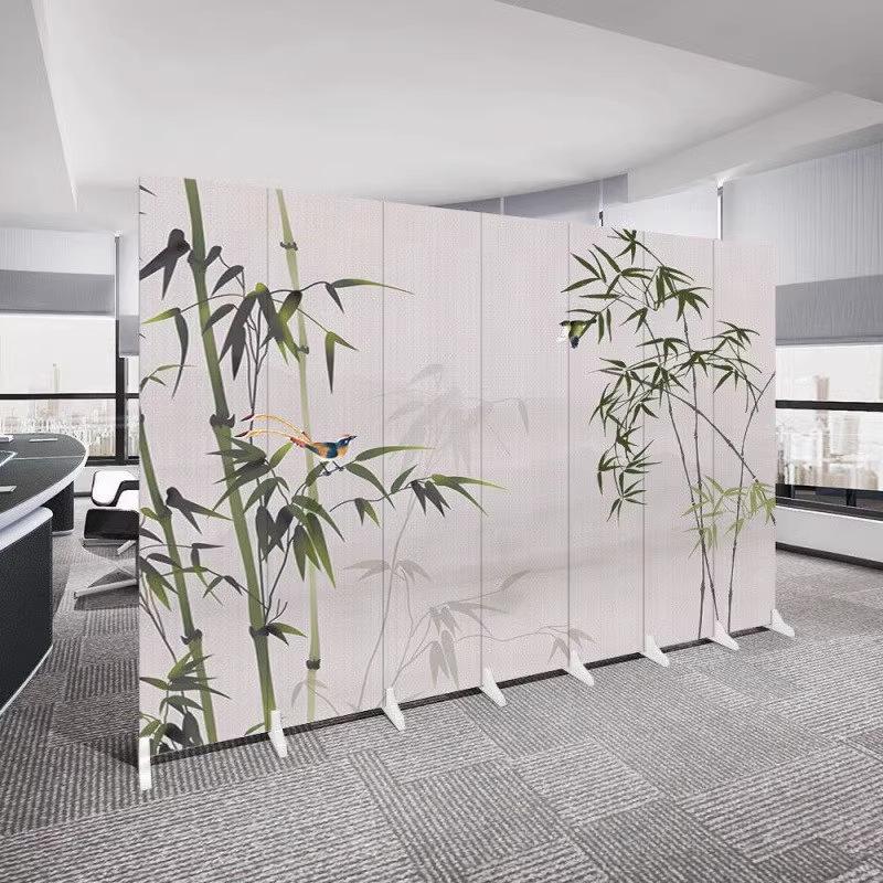 Antique Landscape Folding Screen: Living Room/Entryway Partition
