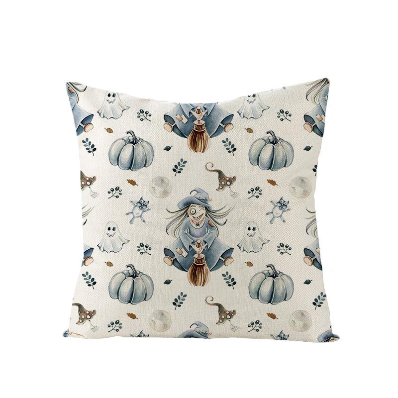 Neue Halloween Polyester Kissenbezug Zuhause Zuhause Schlafzimmer Sofa Kissen Lendenkissenbezug