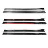 FOR VOLVO V60 V90 2M Car Side Skirt Extension Plate Lip Separator Bumper 2.18M Racing Side Spoiler Universal Car Side