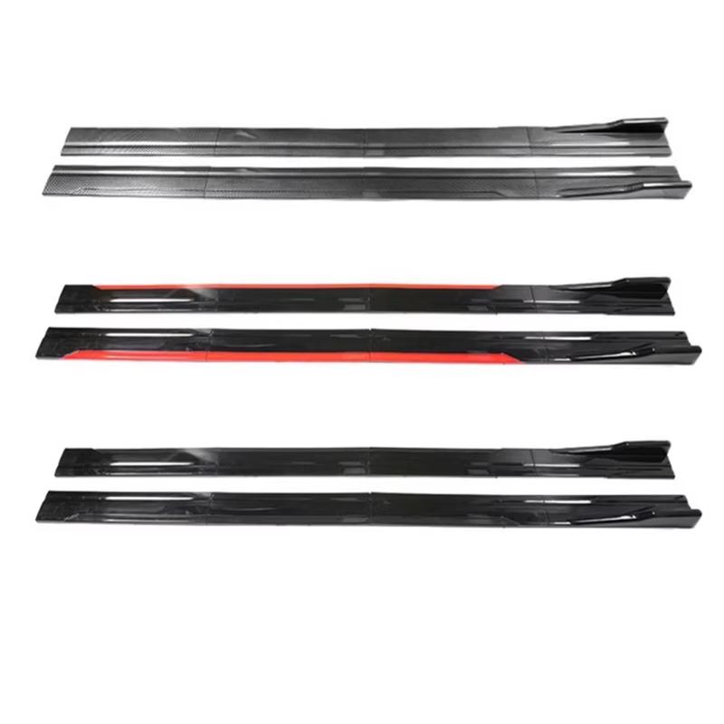 FOR VOLVO V60 V90 2M Car Side Skirt Extension Plate Lip Separator Bumper 2.18M Racing Side Spoiler Universal Car Side