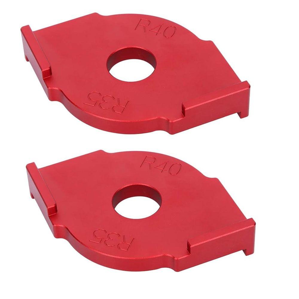 

2 шт. R-угол быстрого локатора R35-R40, шаблоны маршрутизаторов, портативная форма для быстрого позиционирования, столярные изделия