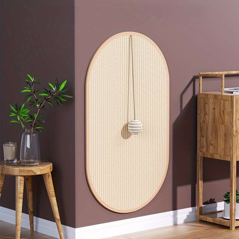 Strapazierfähige Sisal-Kratzmatte für Katzen, Wandschutzpad für Katzen, nicht haarende Kühlmatte, Sofakrallenschleifschutz