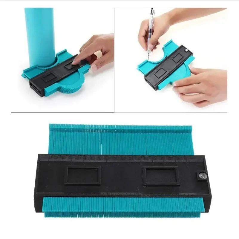 Duplicatore di calibro di contorno di forma Strumento di misurazione del profilo Calibro di duplicazione di contorno Modello di contorno Duplicatore di copia di contorno in plastica