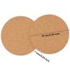 10/60Pcs Natural Cork Coasters Isolamento Térmico Formato Redondo Copos Mats Dia 10cm Vinho Café Chá Mesa Almofada Home Office Cozinha Utensílio
