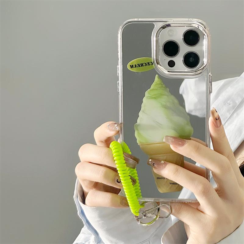 Zhitai Apple iPhone 16 Pro 15/12 Pro Max Case with Mirror & Lanyard