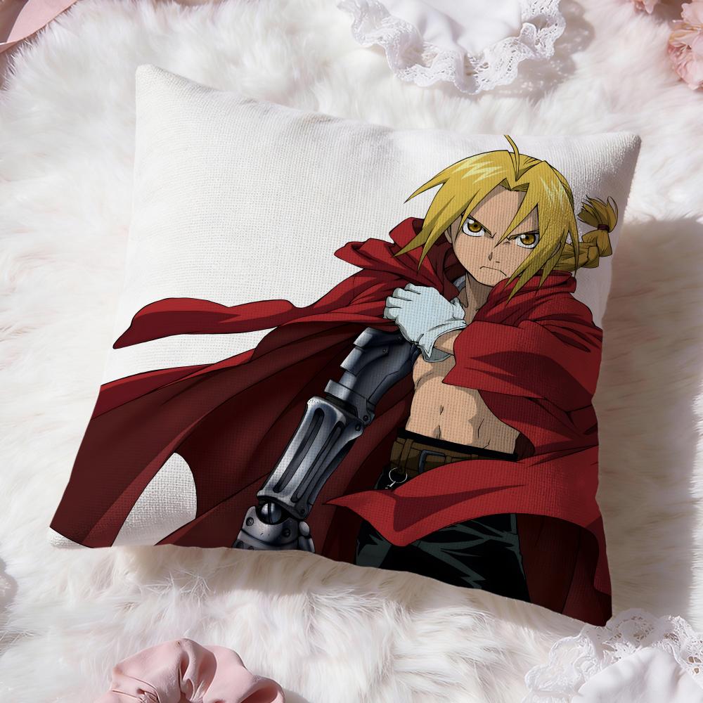 Funda de cojín FULLMETAL ALCHEMIST Premium Comfort reversible - Diseño dos en uno para cualquier habitación e interior del coche
