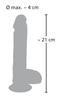 Medical Silicone - Medical Silicone Shock Vibrator 21cm