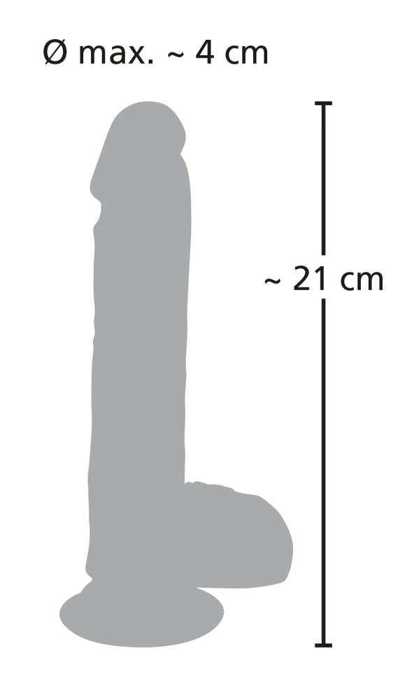 Medical Silicone - Medical Silicone Shock Vibrator 21cm
