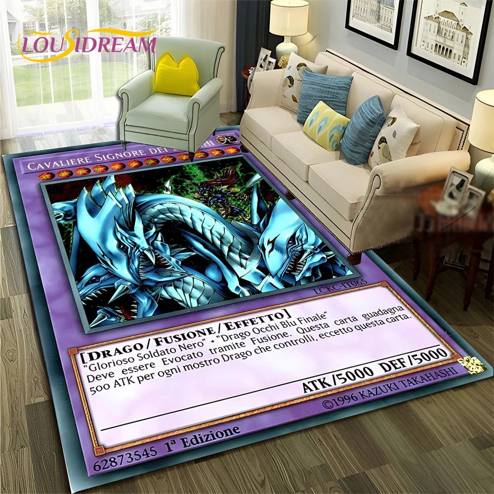 Cartoon Anime MONSTER CARD Carpet Rug for Home Living Room Bedroom Sofa Doormat Decor,kids Area Rug Non-slip Floor Mat