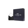 Coach Laurel 31 Logo Metallico Tracolla Staccabile Chiusura a Zip Borsa a Spalla in Pelle Grande Borsa a Spalla da Donna Nera CY684-IMBLK