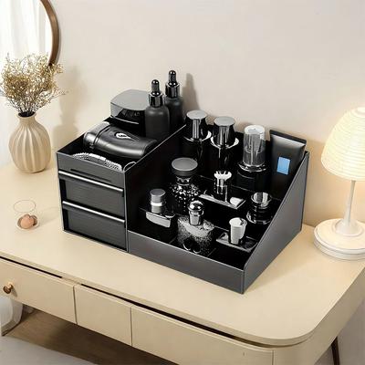 Cosmetics Storage Box for Men Women Perfume Cologne Countertop Organizer Essentials Gifts Valentines Day Gifts Bedroom Storage