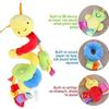 Cartoon Animal Baby Bed Stroller Bell Toys Plush Bed Wrapped Toys Baby Car Seat Toys  Stroller Toy