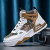 New Men's Shoes for Spring High Top Thick Soled Shoes for Men's Sports and Casual Shoes Fashionable Student Trendy Shoes