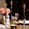 10 Inch Taper Candles Marble Print Candlesticks Handmade Set of 2PCS Unscented Tapered Candle for Hone Decoration Party
