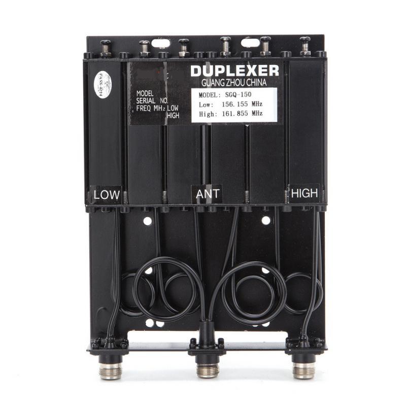 1Pcs For 25W Vhf Duplexer 6 Cavity N Female Connector 136-174Mhz Repeater