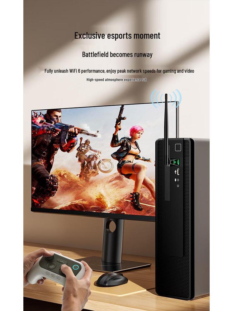 Biyaz WiFi6 USB Wireless Adapter with High-Gain Antenna