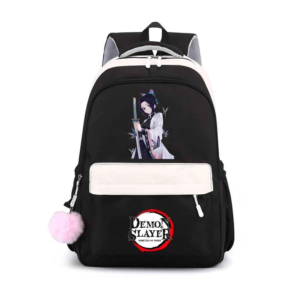Anime Demon Slayer Printed Large Capacity Waterproof Backpack for Teenger Student Schoolbag Bookbag Gift Travel Bag