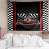 Rennsport-Druck Wandteppich, Hintergrund, Einfache Montage, Ideal für Schlafzimmer, Büro & Wohnzimmer, mit Ästhetischer Wanddekoration.