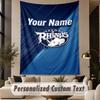 Custom Text Tapestry Leeds Rhinos Print Wall Tapestry Indoor Living Room Wall Decor