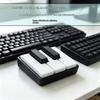Fun Creative Mini Piano Key Fidget Toy 3D Printed Tactile Click Design Relax Fidget Stress Relief Pendant For Office Daily Carry