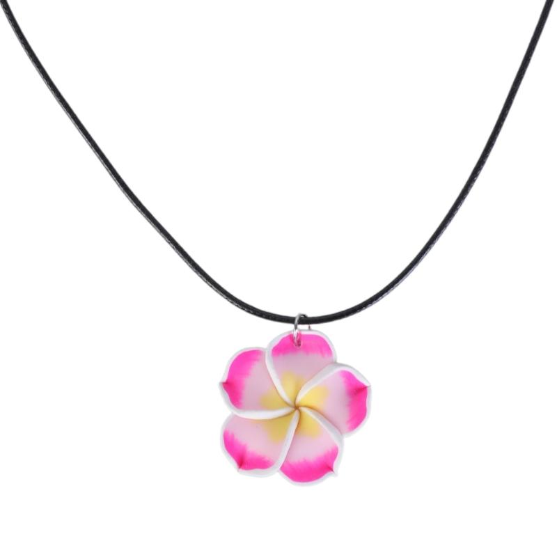 

Flower Pendant Charm Necklace for Women Girls Trend Clavicle Chain Choker Chains Holiday Party Jewelry Accessory Gift