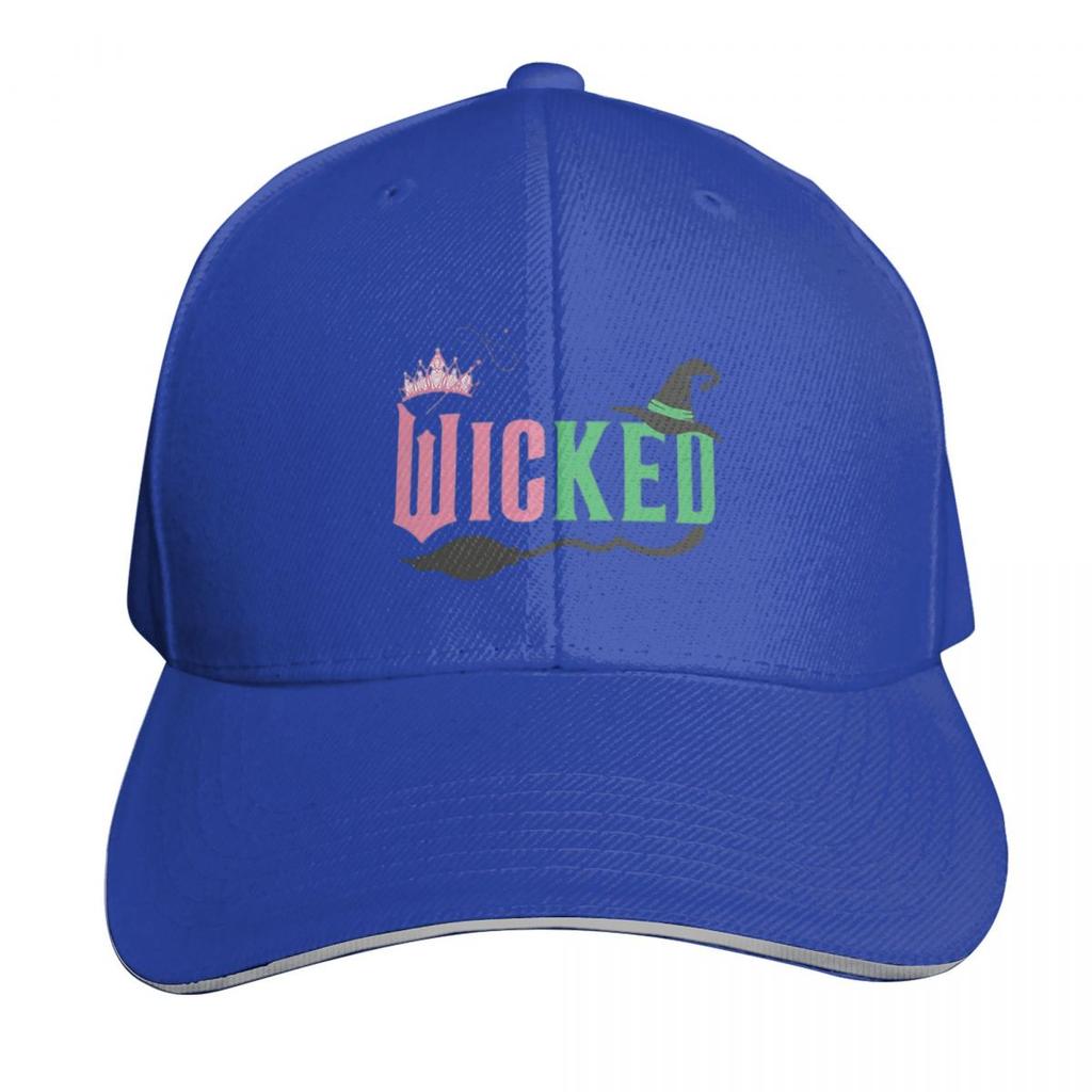 Wicked Movie Glinda And Elphaba Logo Cap Fashion Casual Baseball Caps Adjustable Hat Hip Hop Summer Unisex Baseball Hats