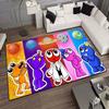 R Rainbows Friends Spielcharakter Druck Teppich rutschfest weich Boden Teppich Spielzimmer Schlafzimmer Geschenk Innen Wohnkultur