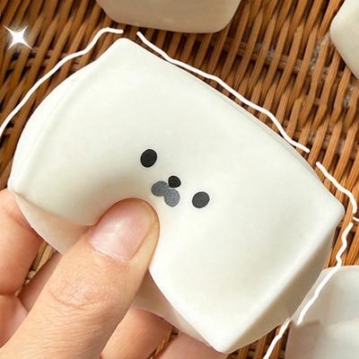 Yousheng 1/2/3Pcs Stress Relief Seal Cube Toy Slow Rising Shapeable Animal Cube Squeeze Pinch Toy Focus Aid Anti-anxiety Hand Relaxation