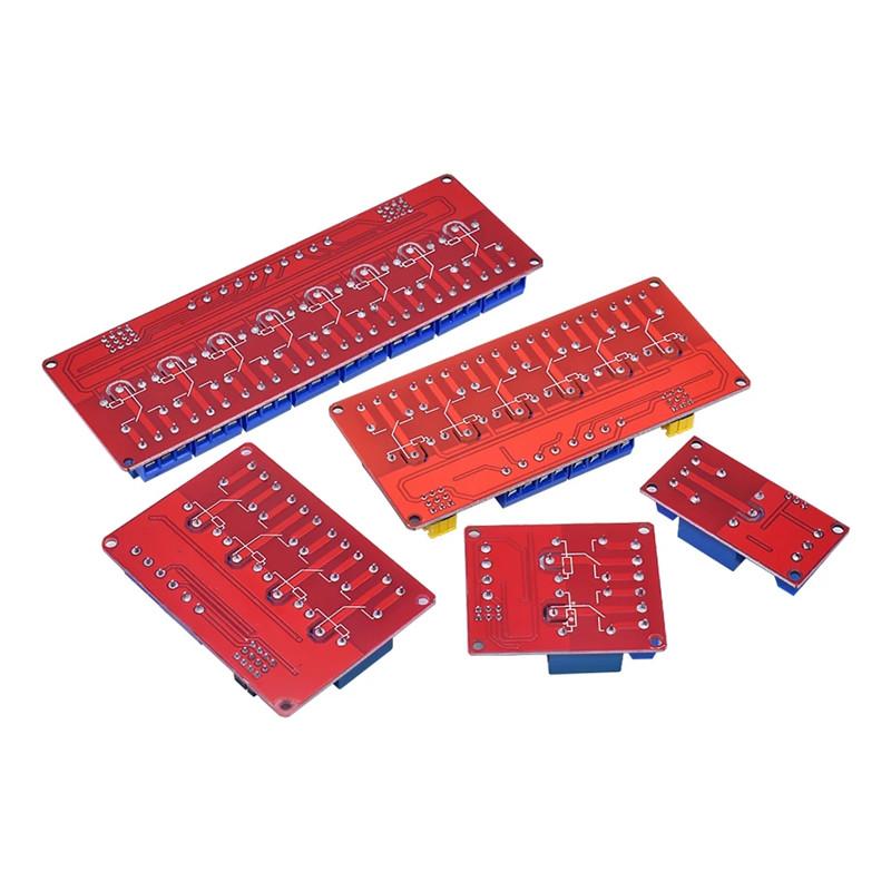 1 2 4 8 Kanal 5V/12V Relaismodul Board Shield mit Optokoppler Unterstützung High- und Low-Level-Trigger für Arduino