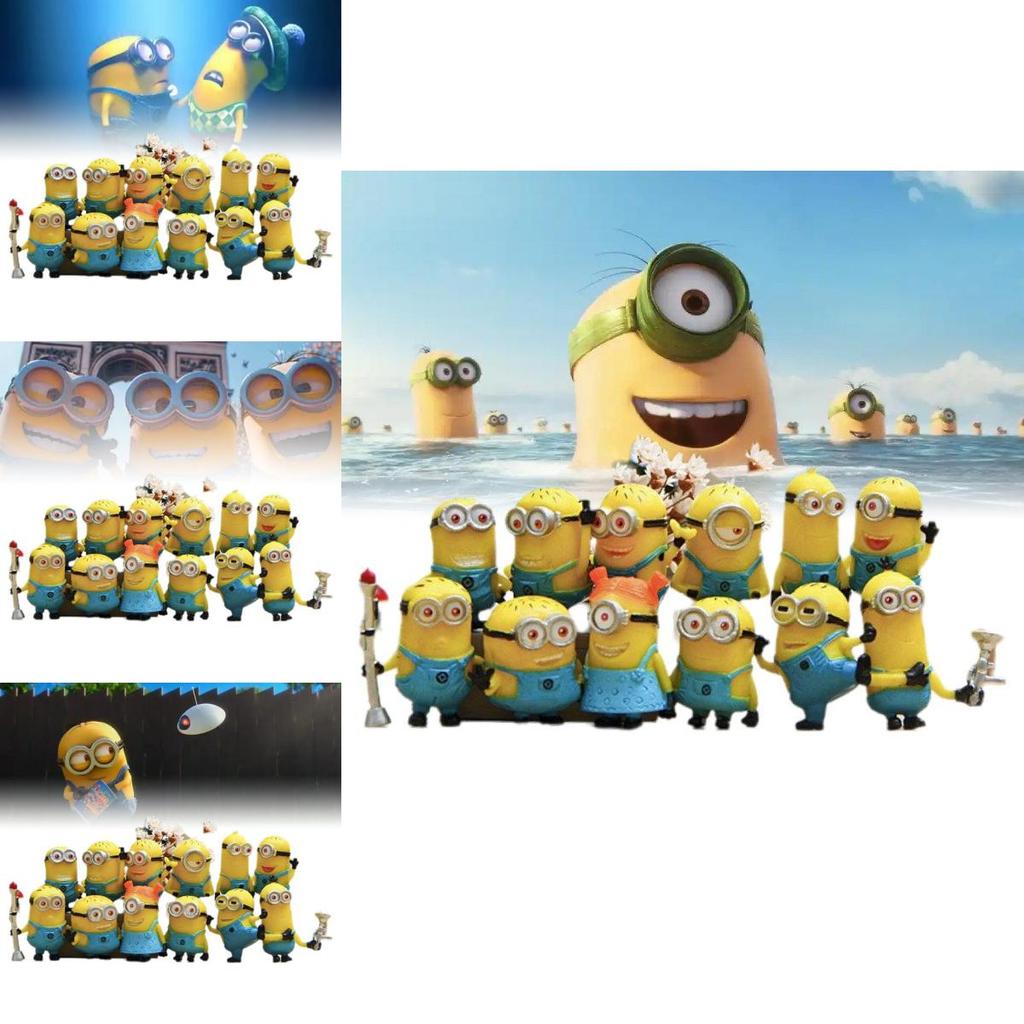 Creative Miniature Pvc Cartoon Figurines For Micro Landscape Succulent Decoration