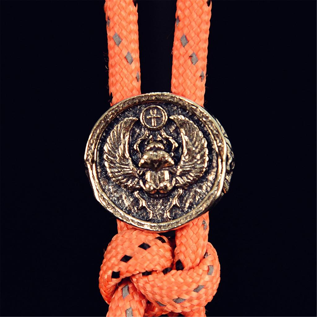 Unique Beetle Metal Beads Pendant for Paracord and DIY Enthusiasts Jewelry Making Paracord Bead