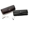 Belt Hanging Glasses Case Scratch-Resistant Portable Eyewear Case Glasses Storage Box Convenient Pu Leather Glasses Holder