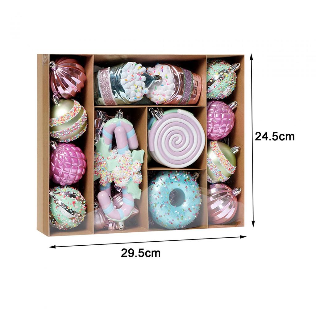 Delicate Christmas Ball Christmas Tree Decoration Ornaments for Home Decor New Year Navidad Pendant Ball Accessory