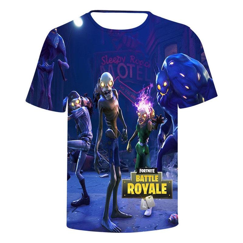 Best Tshirts 3d Video Game Battle Short Breathable Sleeved