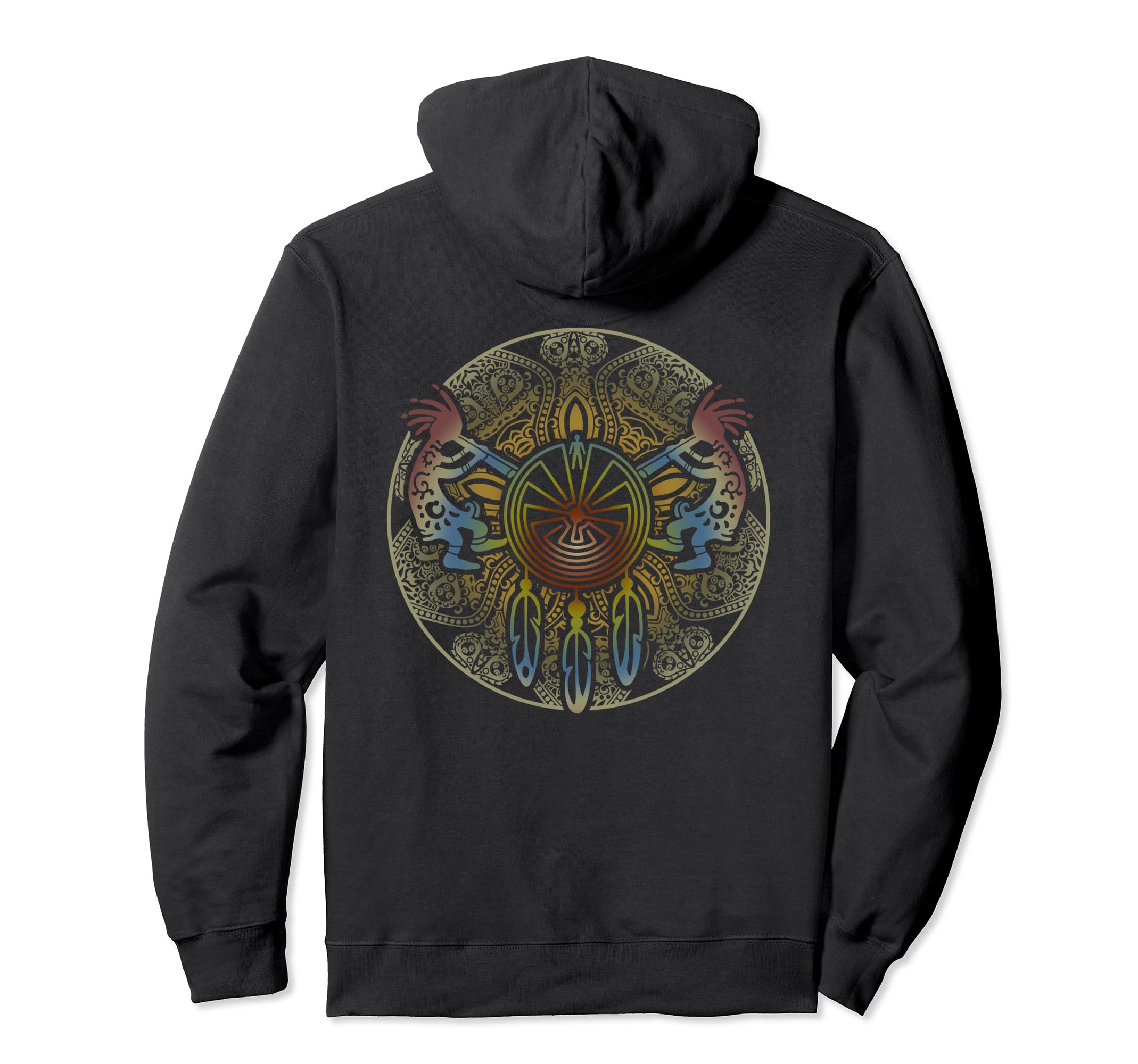 

Kokopelli Duo - Man In The Maze - Dreamcatcher 2 - Fun Fun Hoodie