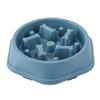 Pet Slow Food Bowl Anti-choking Feeder Thickened Dish Bowl Home Dog Eating Plate Anti-gulping Feeding Supplies Multiple Colors