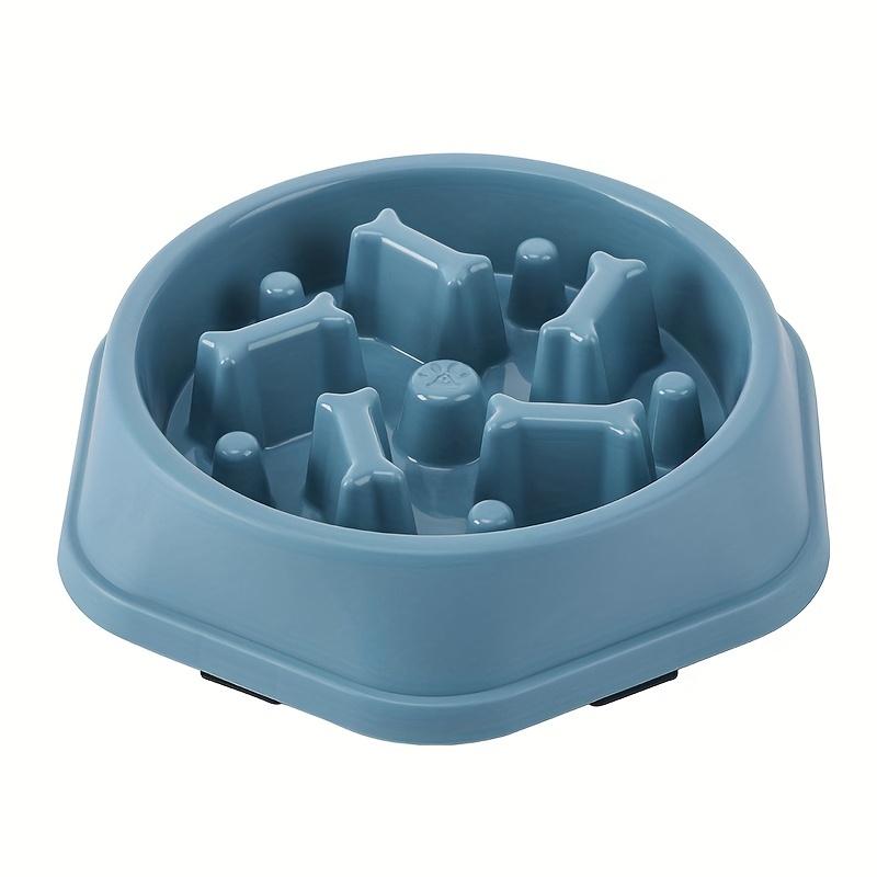 Pet Slow Food Bowl Anti-choking Feeder Thickened Dish Bowl Home Dog Eating Plate Anti-gulping Feeding Supplies Multiple Colors