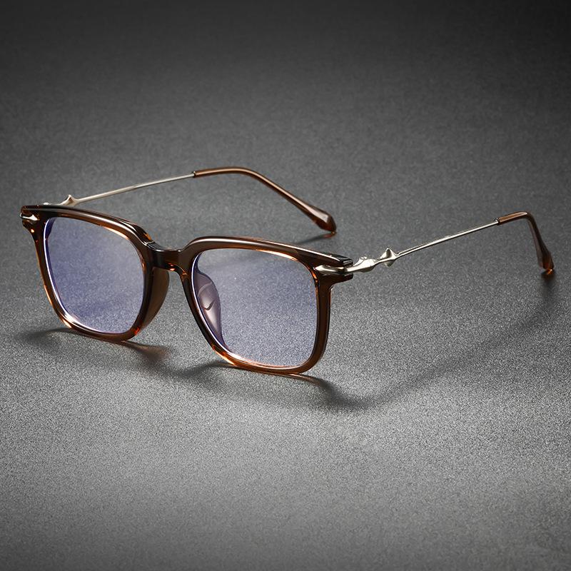Men's and Women's Fashionable Blue Light Blocking Glasses Square Oversized Fashion Glasses High-Definition Computer Glasses