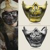 Motorcycle Airsoft Skull Mask Halloween Costume Accessories Skull Headgear Haunted House Masquerade Props