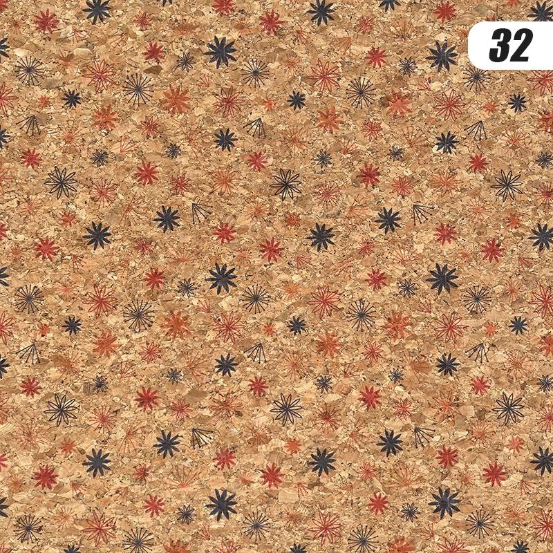 100X135Cm Cortiça Estampada Tecido de Couro de Cortiça Natural Costura DIY Cor Carvalho Tecido Casa Sofá Carro Bolsa Decoração Material Grão de Madeira Artesanato