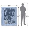 Rick And Morty Wubba Lubba Dub Dub Blanket