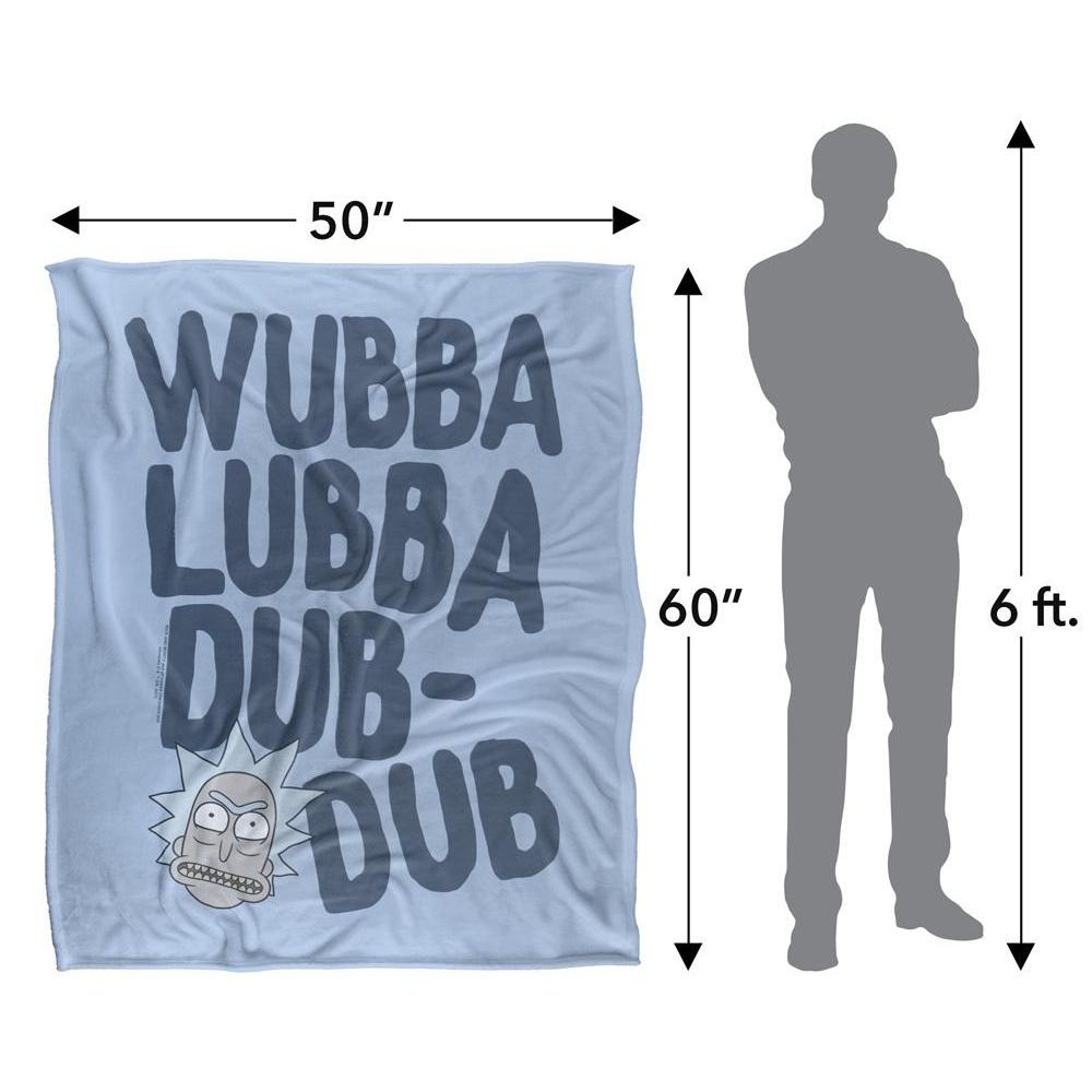 Rick And Morty Wubba Lubba Dub Dub Blanket