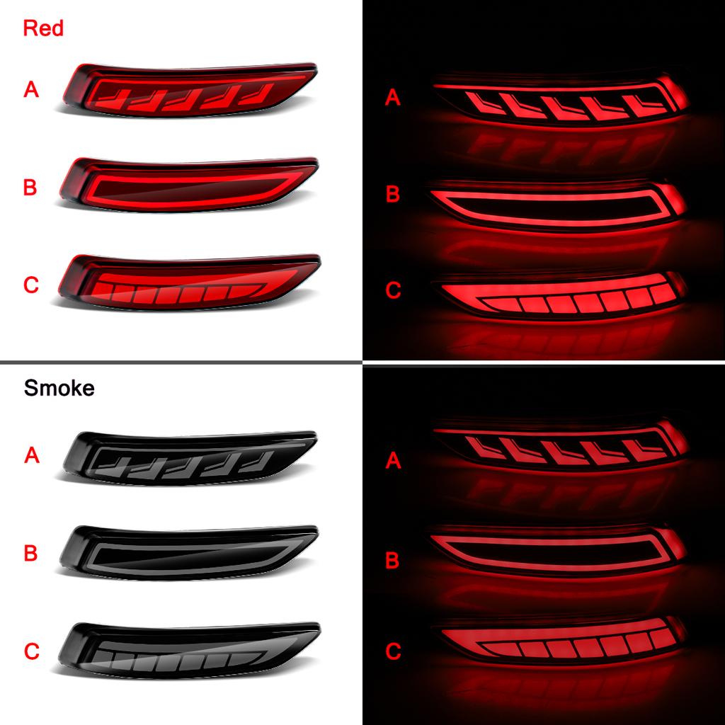 For Toyota Axio Corolla 2015-2018 Rear Bumper Reflector Lights For Lexus LS460 LS600hL 13-16 Brake Lamp 81910-50010 81920-50010